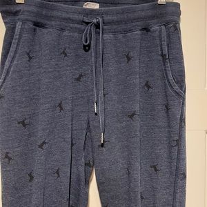 Black Log mini dog joggers